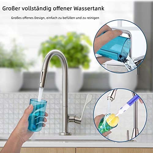 GEEDIAR Irrigador Bucal, Irrigador Dental Portátil USB Recargable Eléctrico Inalámbrico - Imagen 8