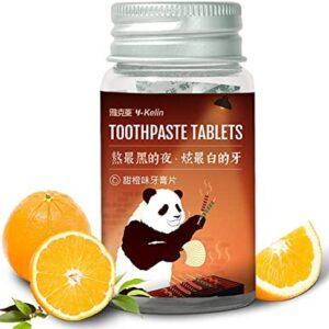 Pastillas de pasta de dientes sólida / Pastillas de enjuague bucal Paquete de viaje con