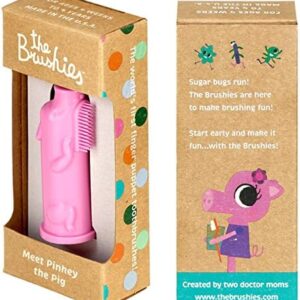 Cepillo de dientes para bebés y niños pequeños - La Cerdita Pinky!