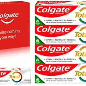 Colgate Kit Total Original, Pasta de Dientes, Protege Contra Problemas de Encías, Caries,