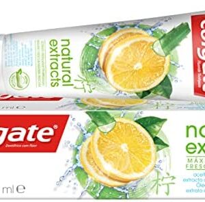 Colgate Natural Extracts Máximo Frescor, Pasta de Dientes, Formulada con Aceite de Limón y