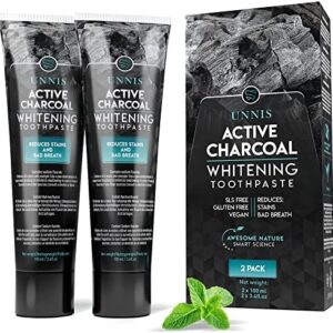 Blanqueador Dental Profesional Blanqueamiento Dental 2 Pack Carbon Activado Dientes