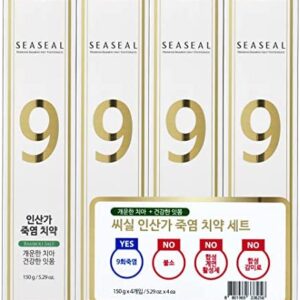 Seaseal Bamboo Salt Toothpaste, con la sal de bambú horneada 9 veces número 1 de Corea