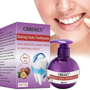Whitening Toothpaste,Dental Blanqueadora,Pasta de Dientes con Bicarbonato de Sodio, Lucha