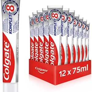 Colgate Completo Ultra Blanco Pasta de dientes, 12 x Pack (12 x 75 ml)