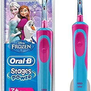 Oral-B Niños Cepillo De Dientes Eléctrico, 1 Mango De Frozen De Disney Recargable Con