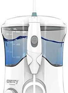 CAMRY CR-2172 Irrigador Bucal Portátil con 7 Boquillas, Multifuncional 600ml Irrigador