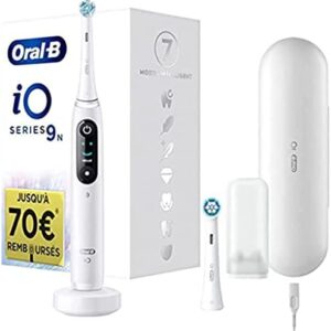 Oral-B iO 9N Cepillo de Dientes Eléctrico con Mango Recargable, Tecnología Magnética de