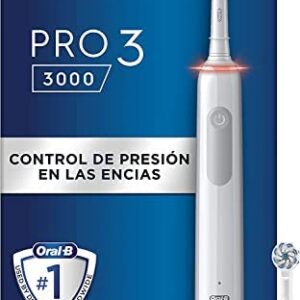 Oral-B PRO 3 Cepillo de Dientes Eléctrico con Mango Recargable y Sensor de Presión,