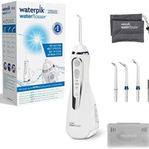 Waterpik irrigador dental inalámbrico avanzado con 3 ajustes de presión, herramienta de