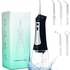 Irrigador dental de agua inalámbrico para dientes – 5 modos de irrigador bucal dental,