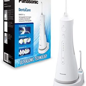 Panasonic EW1511W503 Irrigador Bucal Eléctrico Portátil (Tecnología Ultrasónica, 5 Niveles