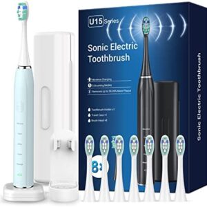 Cepillo de Dientes Eléctrico para Familia Viajar - Cepillos de Dientes Sónicos Adultos