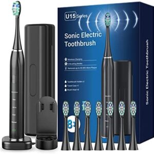 Cepillo de Dientes Eléctrico para Familia Viajar - Cepillos de Dientes Sónicos Adultos