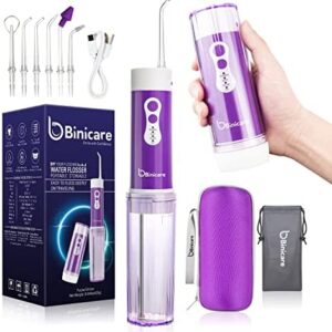 Irrigador bucal inalámbrico IPX7 impermeable irrigador bucal eléctrico con 200 ml depósito