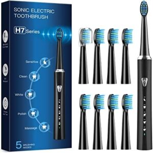 Cepillos de Dientes Electricos Sónico Adultos con 8 Cabezal - Cepillo Electrico para