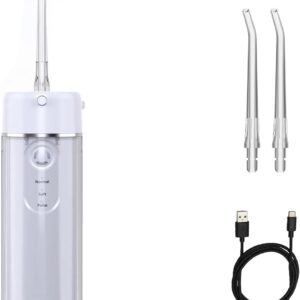 Irrigador dental portátil recargable de 190 ml de frecuencia, limpiador de dientes,