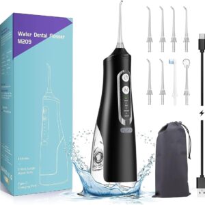 Irrigador bucal Water Flosser, Annmiir Irrigador bucal ganador de la prueba 2023 con 4