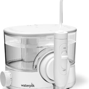Waterpik ION WF11 - Hidropulsor (blanco) inalámbrico recargable y portátil con 6 puntas y