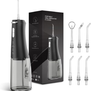 Fulkeley - Irrigador dental inalámbrico, portátil y eléctrico, ganador de la prueba del