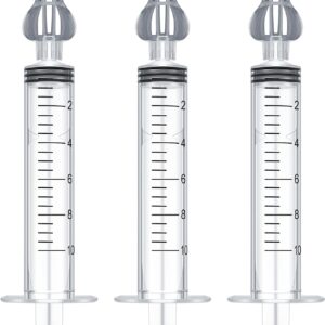 Nuanchu 3 Jeringas de Jeringa Dental Jeringa de Plástico de Riego Aspirador Nasal para