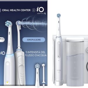 Oral-B Centro de Salud Irrigador Bucal: Irrigador de Agua, 1 Cabezal Oxyjet, 1 Cabezal