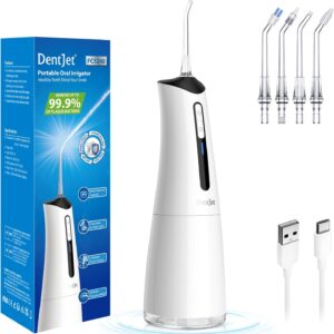 Irrigador Bucal Recargable Irrigador Dental Portátil, Hilo Dental Electrónico Para Sus