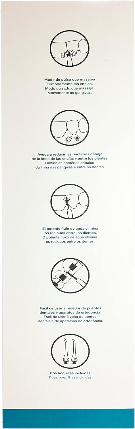 Farline Irrigador Bucal Portátil Dental Inalámbrico inteligente Recargable con un Tanque - Imagen 4