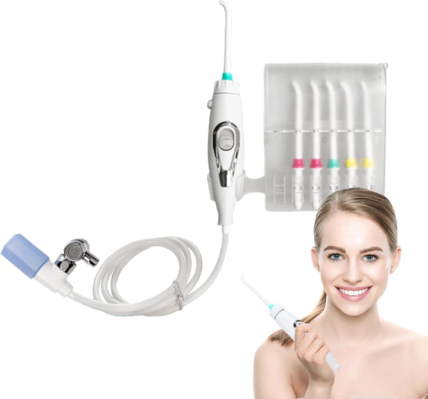 irrigador dental con deposito de agua
