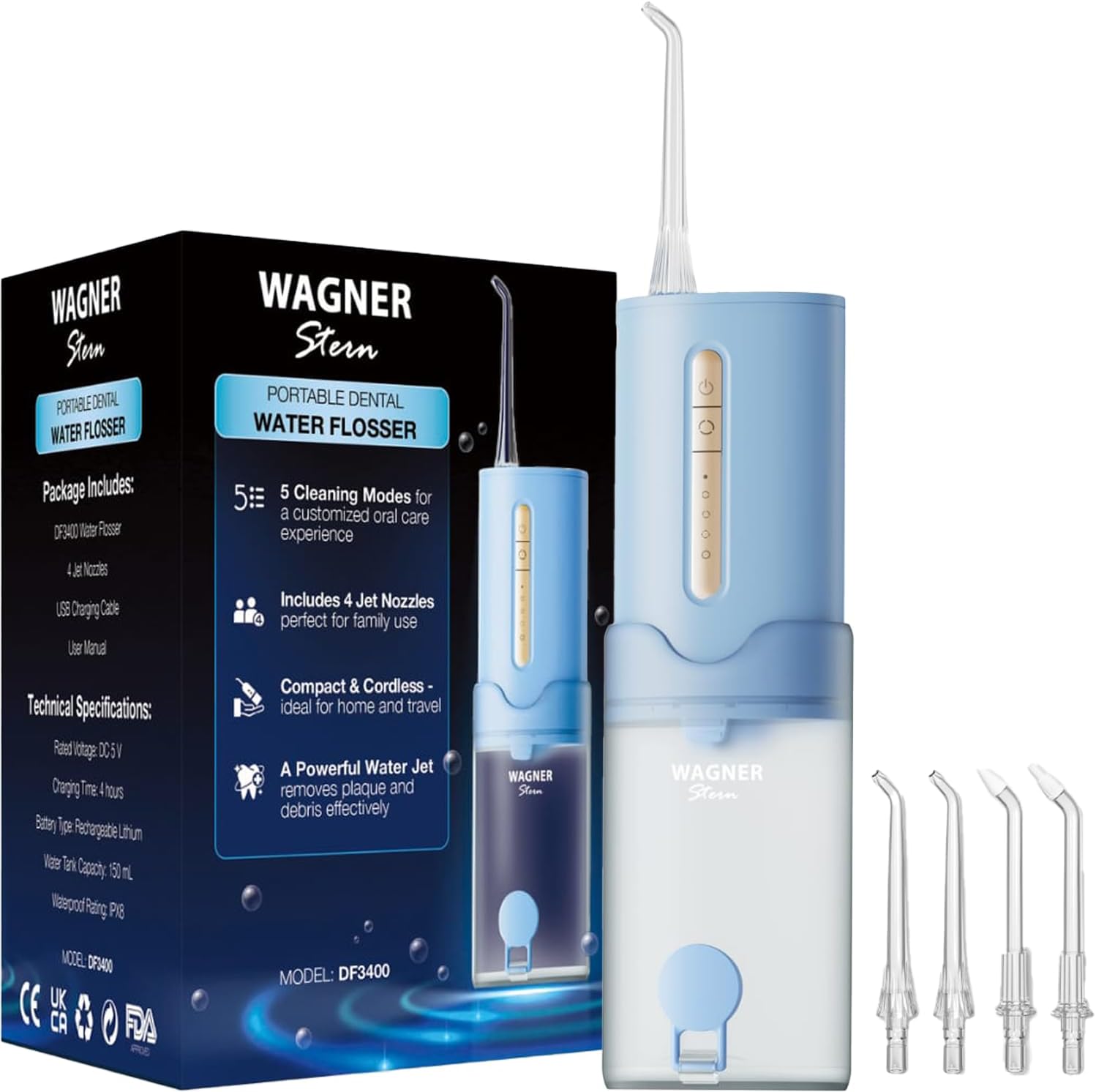 irrigador dental portátil